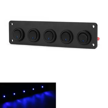 

Accessories Rocker Switch Panel Universal Waterproof Replacement Parts Blue