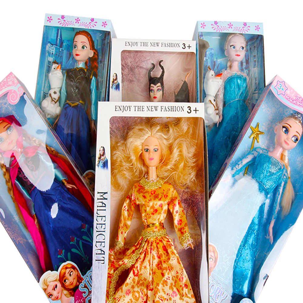 

Disne Princess Toys Froze Elsa Anna Doll Snow Queen Children Girls Toys Birthday Christmas Gifts For Kids Sharon Dolls