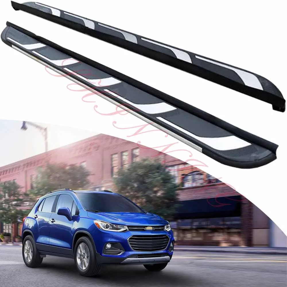 

KINGCHER Fit For Chevrolet Trax 2013 2014 2015 2016 2017 2018 2019 Running Boards Side Step Nerf Bar Aluminium