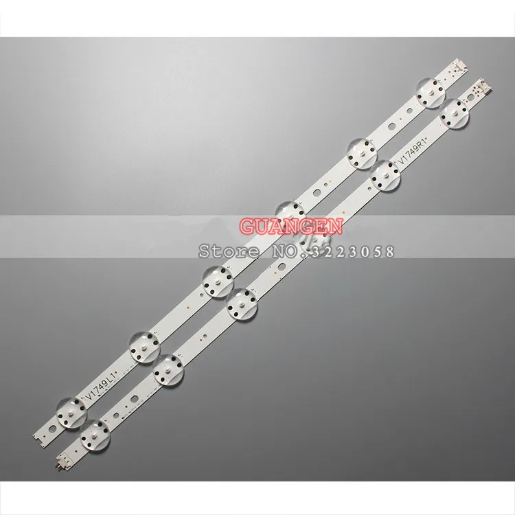 US $157.25 10set LED Backlight Strip For LG 49 V17 ART3 TV 49LV340C JB3B1591A02499 49UV340C 49UJ6565 6916L2862A 6916L2863A LC490DGG