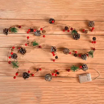 

New LED Christmas Light String Pine Cone Copper Wire Lamp Lighting Christmas Tree Decoration Light String
