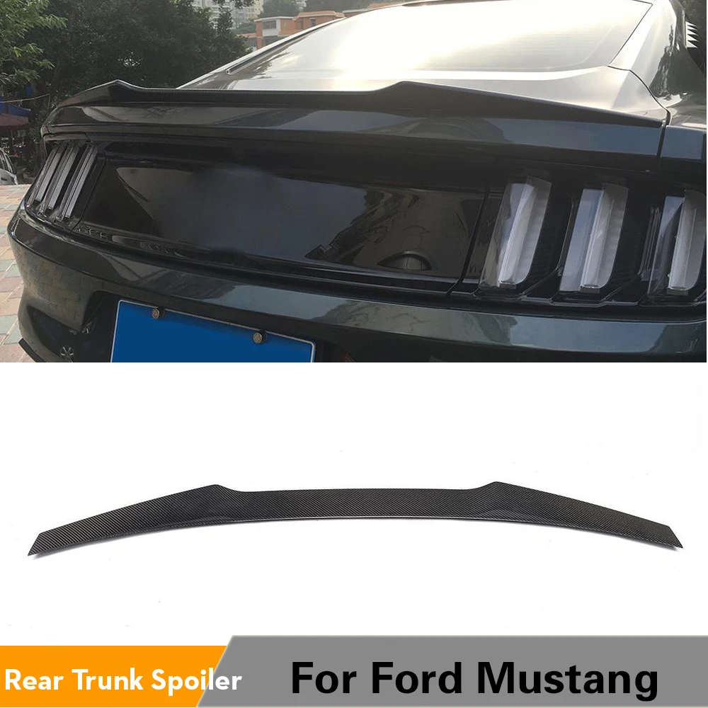 Задний спойлер из углеродного волокна/ФАП для Ford Mustang Coupe 2015 2016 2017 | Автомобили и