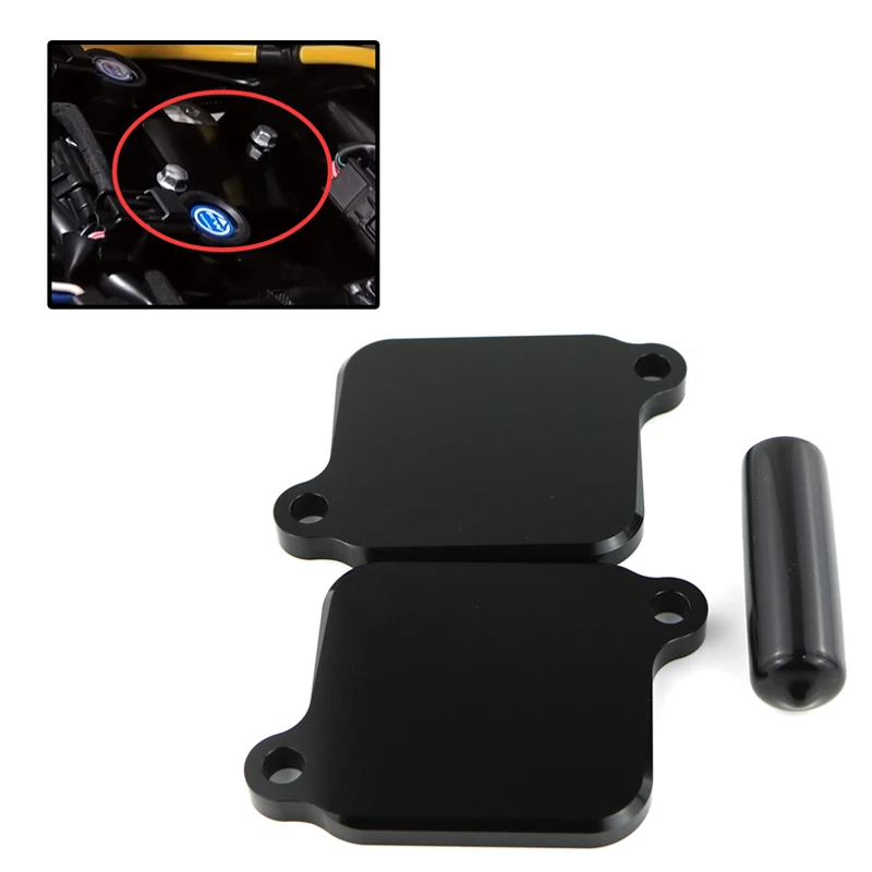 

For Suzuki GSXR600 GSX-R750 GSX-R1000 GSXR 1000 GSX-S1000 GSX-S1000F Motorcycle Smog Block Off Plates Covers CNC Billet Aluminum