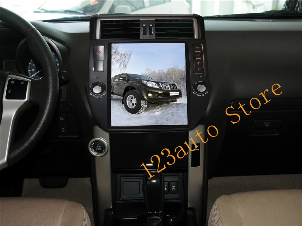 Автомобильный DVD плеер 12 1 дюйма вертикальный с Android 9 0 GPS радио для TOYOTA Land Cruiser Prado 150