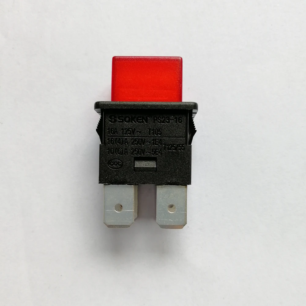 de pressão de auto-travamento vermelho 4 pinos