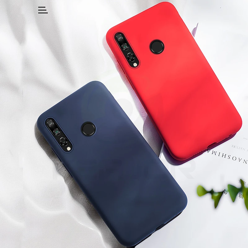 

For Huawei P Smart Z Case Liquid Silicone Shell Soft Armors Shockproof Phone Case For Huawei Y9 Prime 2019 Case Cover Bumper