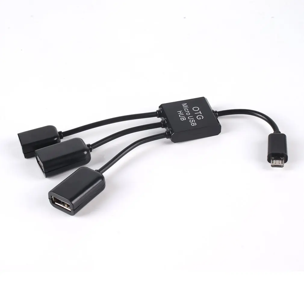 OTG usb-хаб Соединитель 3 в 1 микро USB зарядное устройство OTG концентратор кабель для смартфона компьютера планшета ПК данных USB кабель OTG