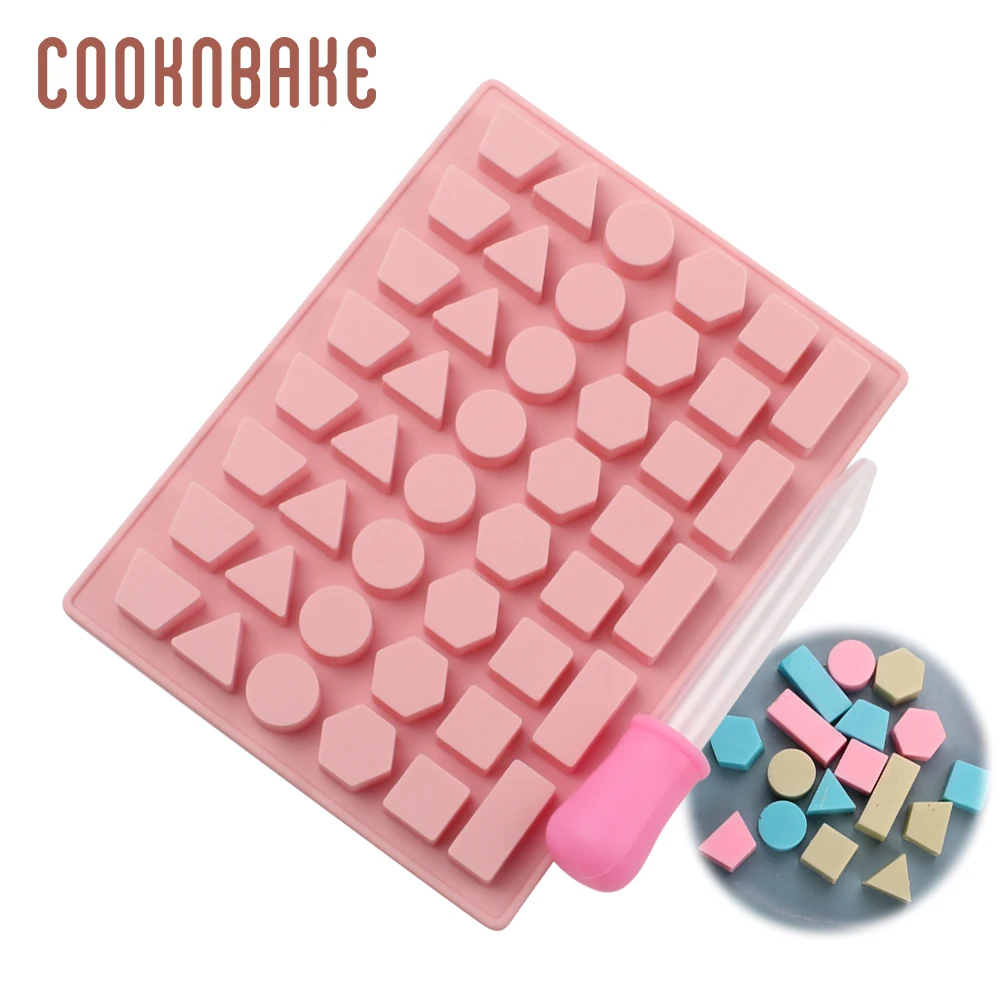 

COOKNBAKE silicone gummy mold ice cube tray mini round square candy chocolate form cake decorated tool with dropper diy gummi