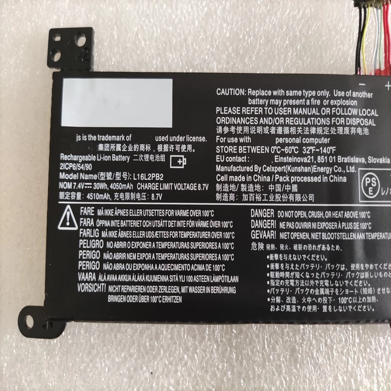 

Новый аккумулятор L16L2PB2 L16L2PB3 L16M2PB1 L17L2PF1 для ноутбука Lenovo 5000-15 Ideapad 320-15ABR 14IAP 330-17IKB S145-15IWL 7,4 В 30Wh