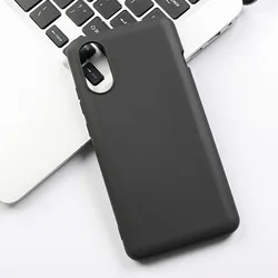 Black Soft Silicone Protective Phone Case - Premium Quality TPU Cover for ZTE Blade A31 Plus (Black)
