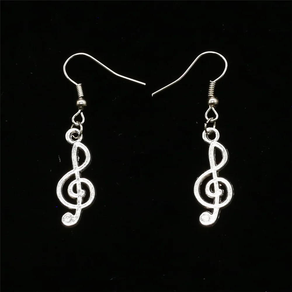 Женские винтажные серьги-капельки Aretes серьги с музыкальными нотами аксессуары