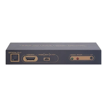

HDMI 5.1 CH Digital Audio Decoder Converter Hdmi To Hdmi + Audio Decoder Extractor Splitter Dolby Digital Ac3,Dts,Lpcm Supports