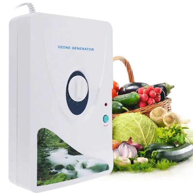 

Home Water Ozone Generator Fruit and Vegetable Detoxification Ozonator 0-60min Timing Deodorizing Air and Water Purifier U1JE