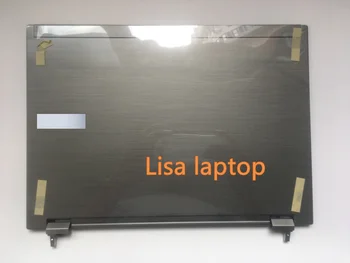 

FOR Dell Latitude E6410 Silver LCD Back Cover W/ Hinges Cables H61GF WM82H