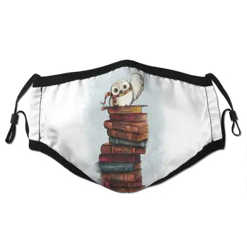 

Owl Mouth Face Mask Hedwig Facial Mask Cool Kawai with 2 Filters for Adult