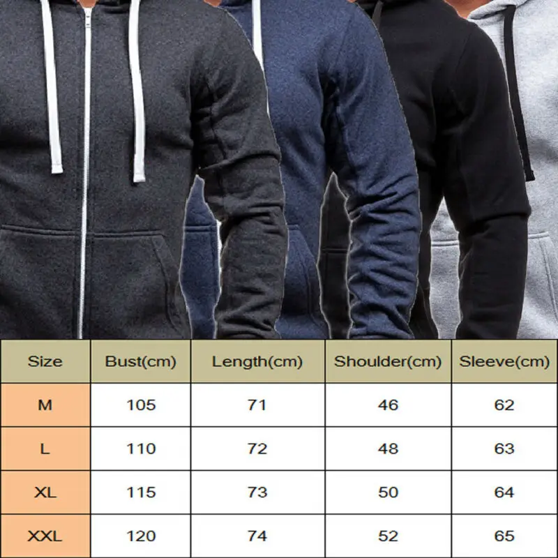 Mens Fleece Zip Up Zipper Hoodies Sweatshirt Neon Strings Long Sleeve Jacket Top