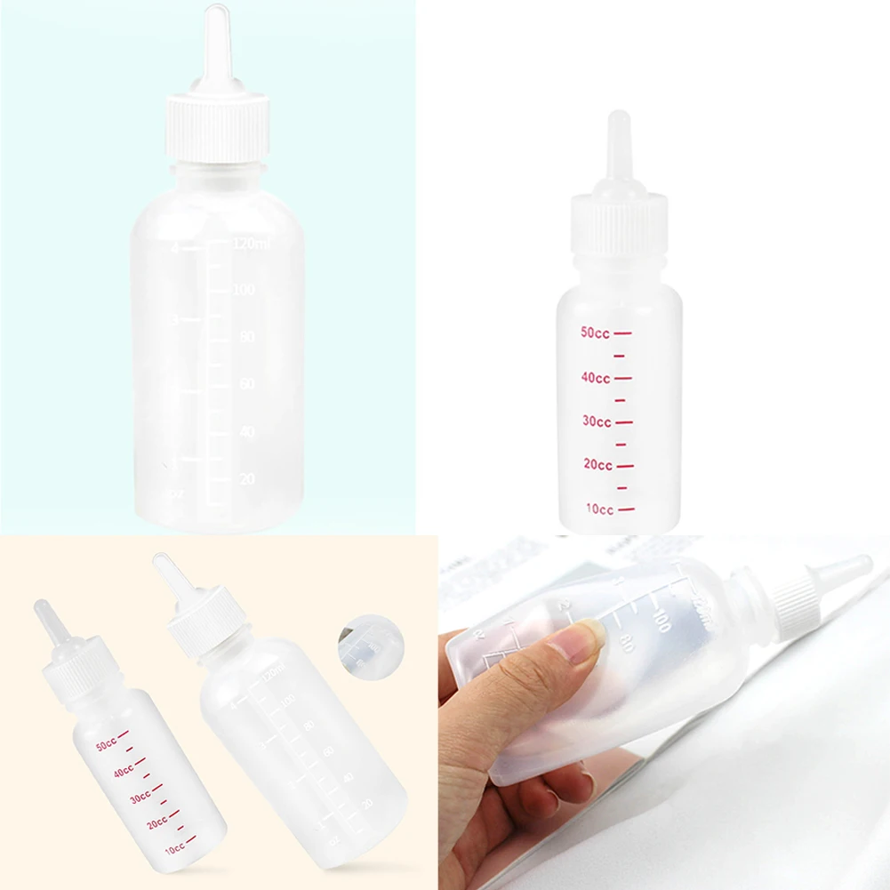 

Dog Feeding Bottle Milk Brush Set Milk Bottle Puppies And Kittens Feeding Pp Plastic Material Soft And Easy To Press Set