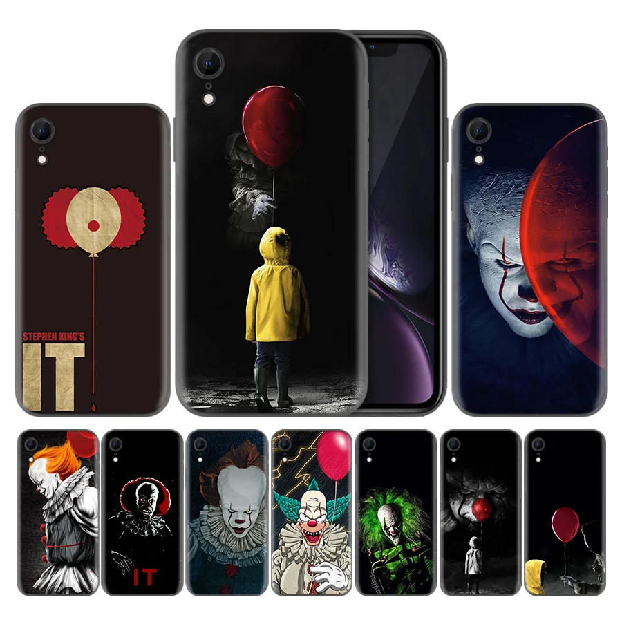 

Pennywise Clown Soft TPU Cover Case For Apple iPhone 7 8 6 6S Plus 11 Pro X XS MAX XR 5 5S 5C SE 10 Ten Max Capa Funda