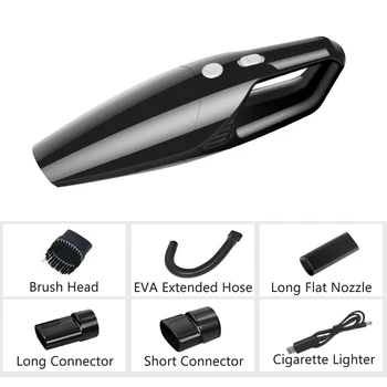 

Portable Car Vacuum Cleaner High Power Corded Handheld Vacuum Auto Mini Pet Hair Vacuum with 14.8FT Power Cord HEPA Filter