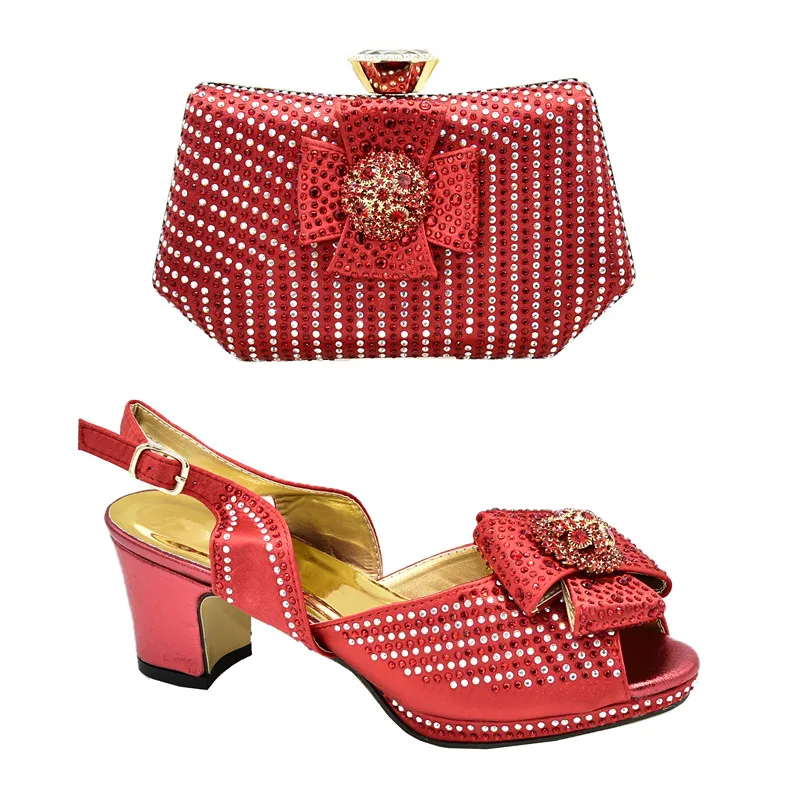 Новейшая Итальянская обувь с сумочкой в комплекте; Высококачественная Итальянская обувь с сумочкой в комплекте для свадьбы; итальянская обувь; женская обувь на высоком каблуке