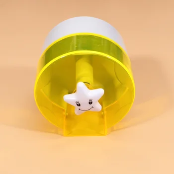 

Star Decorative Toilet Tissue Box Punch Free Paper Holder Waterproof Paper Towel Container Bathroom Tissue Storage Case (Yellow)