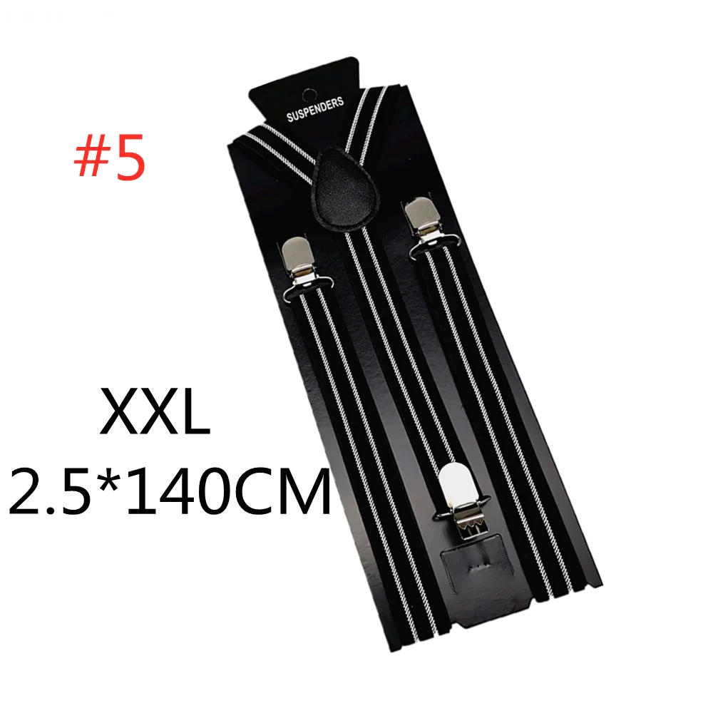 Color 5-140cm Новинка; подтяжки для мужчин, женщин, мальчиков и девочек; цвет красный, белый, Радужный; разноцветные подтяжки в полоску; подтяжки для взрослых и детей; Y-back; подтяжки - Цвет: Color 5-140cm