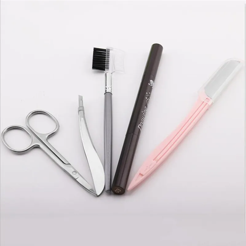 Professional Eyebrow Razor Trimmer Epilateur Sourcil Sharp Makeup Scissor Eyebrow Tweezer Eyebrow Shaping Face Hair Removal Tool