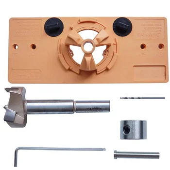 

Woodworking Hole Puncher Bits For Cabinet Door Adjustable DIY Tool Hinge