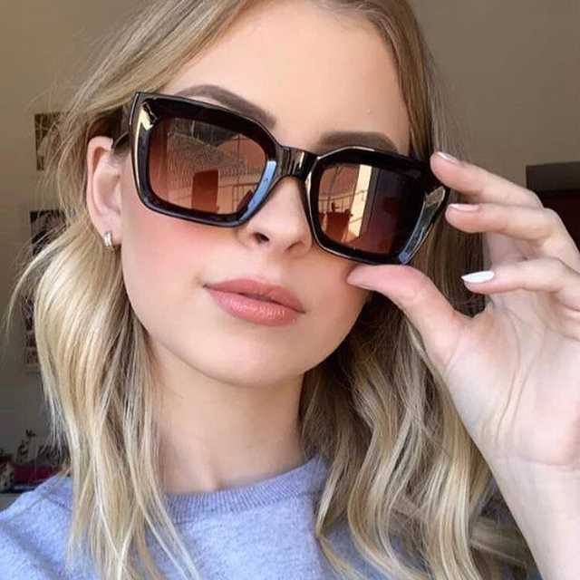 Square Sunglasses Women Rectangle Luxury Brand Designer Sun Glasses For  Female Gradient Clear Small Lens Unisex - AliExpress