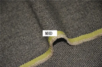 

Free ship Fine worsted 70% wool fabric light brown herringbone style price for 1 meter 59" ideal for coats