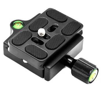 

Universal Camera Tripod Monopod Quick Release Clamp Adapter with PU60 QR Plate for Tripod Monopod Slider Camera Accessories