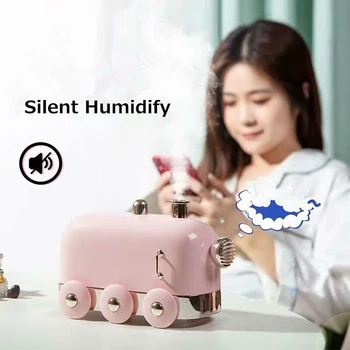 

Retro Train Humidifier Sound Household Car Office Aromatherapie Diffusers USB Automatic Power-off Humidifier Home Air Purifier