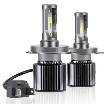 

H4/9003/HB2 LED Headlight Bulb [ Mini Size ], Auto Lighten Extremely Bright 10800LM CSP Chips All-in-One High/Low Beam LED Conve