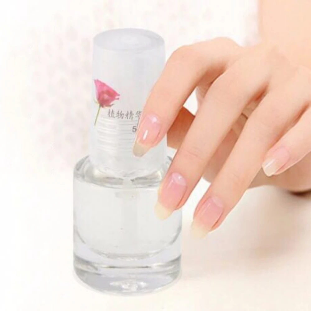 5ml Transparent Nail Top Base Coat Polish Coat Cover Nail Art Hardener