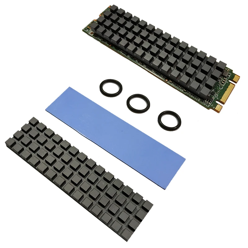 Графиновый радиатор M.2 NGFF 2280 PCI E NVME SSD из чистой меди термопрокладка охлаждения