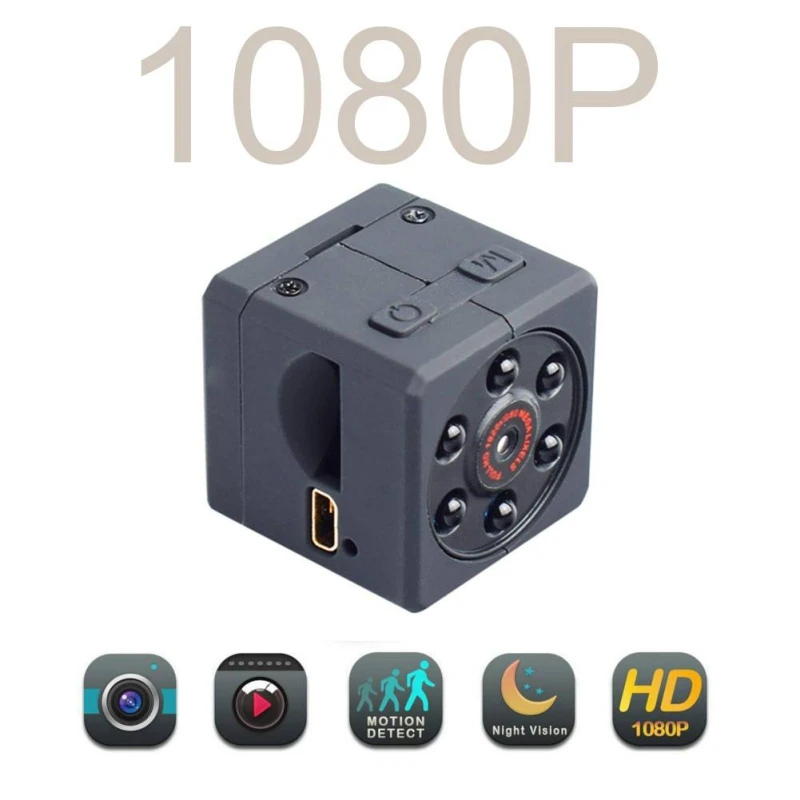 

2019 Newest Original mini camera HD 1080P Infrared Night Vision Mini Camcorder Motion Endoscope Detection DV Video