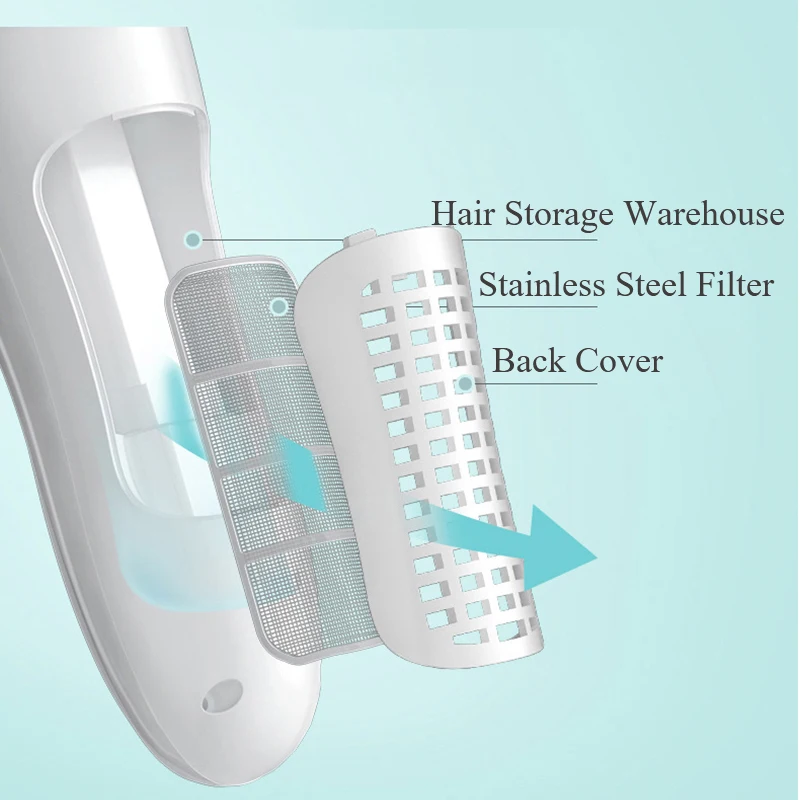 Automatic Gather Hair Trimmer Baby Adult Mute Waterproof Kids Hair Clipper Sleep Haircut Home-Use No Oil hair clipper hair trimmer