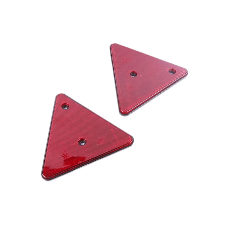CVP 1 PC Triangle Reflector Trailer Light Lamp RV Parts RED Camper Accessories Caravan Components