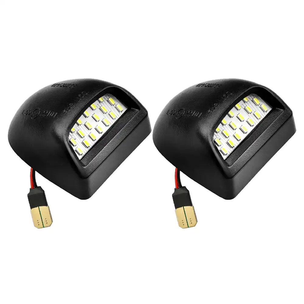 2個車のledライセンスナンバープレートライトランプ交換canバスエラーなしルクスキャデラックエスカレードesv Ext自動アクセサリー Signal Lamp Aliexpress