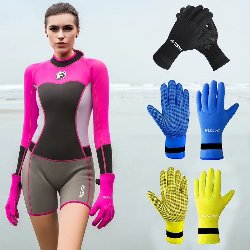 Diving Mittens Anti Slip Cold and Warm Hand Snorkeling Scratch