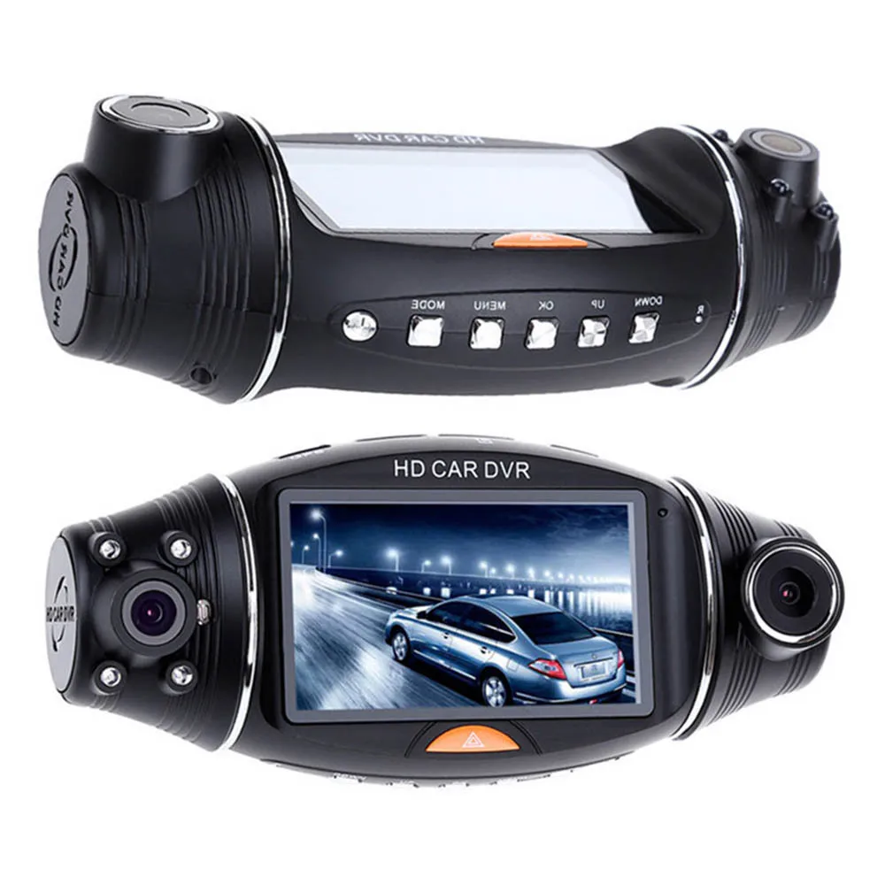  Auto DVR Kamera Auto DVR GPS Dual Kamera HD 720P Nachtsicht Dual Objektiv DVR Recorder Dash Cam 27 