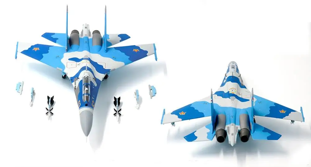 Fine 1: 72 украинские воздушные силы SU27UB Истребитель модель готового продукта модель самолета из сплава коллекция