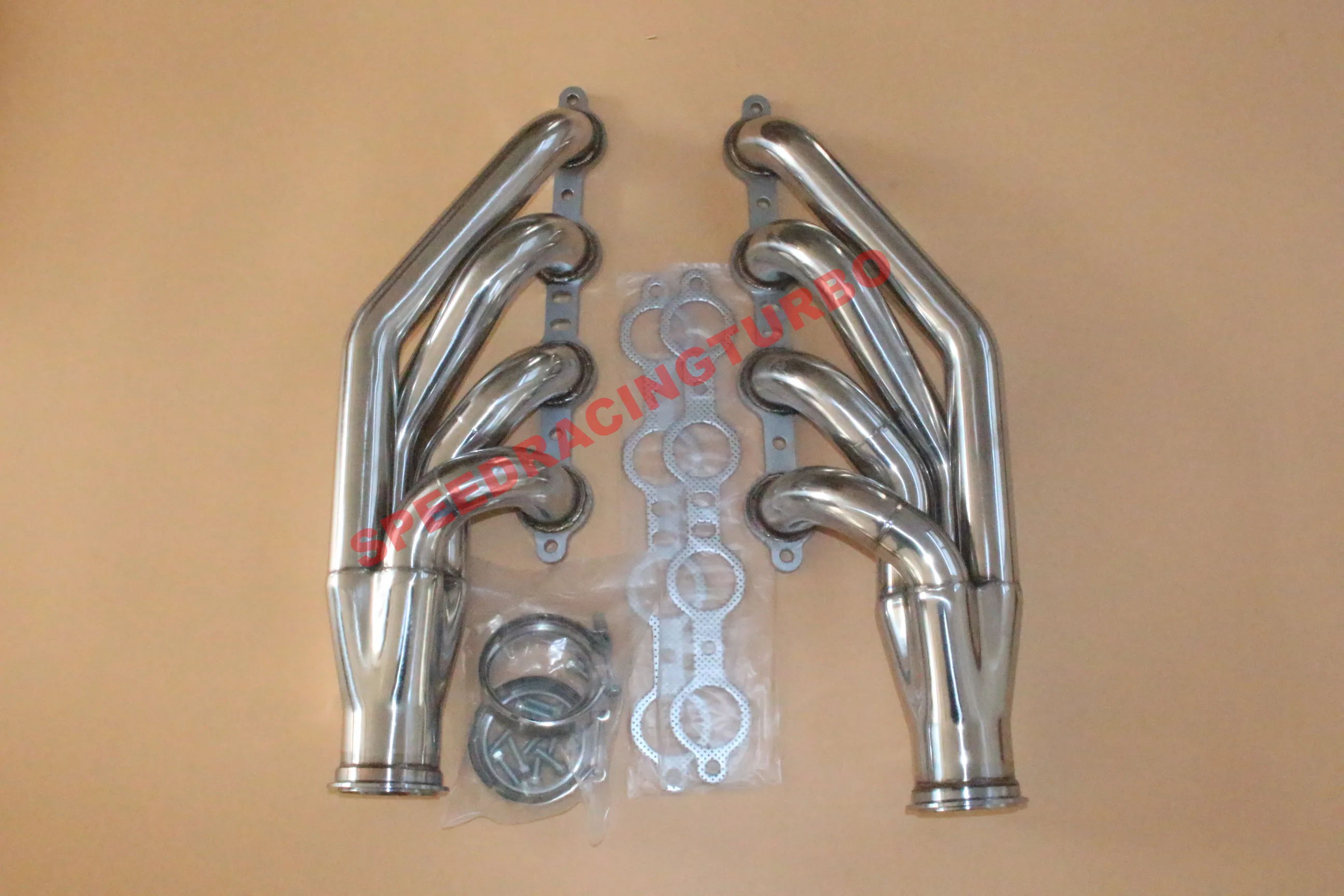 Переходник выхлопной трубы для CHEVY BLOCK V8 LS1/LS2/LS3/LS4/LS6/LSX + 2 шт. адаптер 3 &quotна T3T4 пары