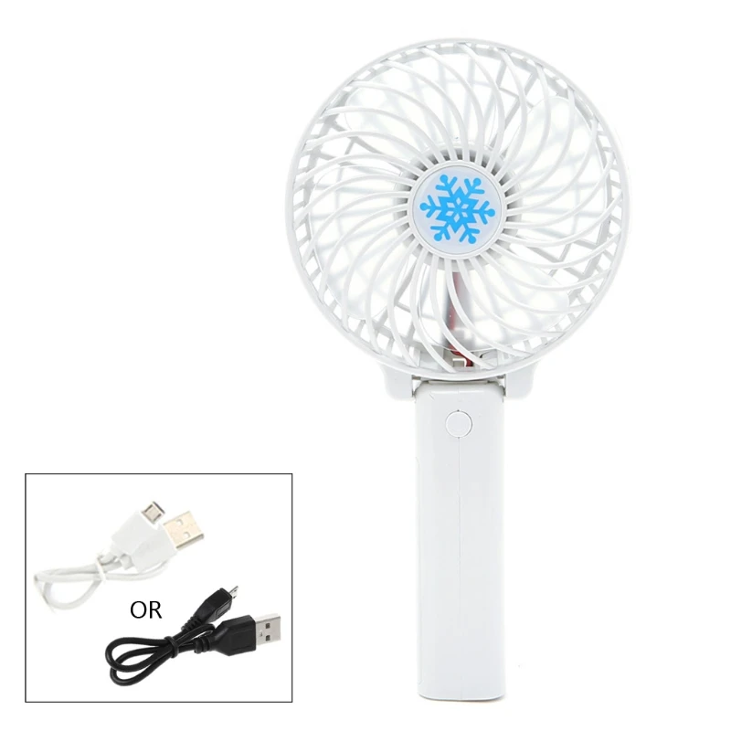 

Foldable Handheld Mini Fan USB Power Rechargeable Battery Operated Hand Bar Fans U1JE