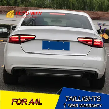 

Car Styling tail lights Case for Audi A4L B9 taillight LED Tail Lamp Audi A4L A4 B9 taillights 2013-2016 fog lights rear trunk
