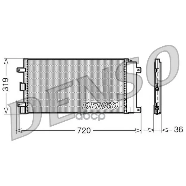 Радиатор Кондиционера Denso арт. DCN09042