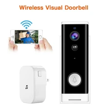 WiFi видео дверной звонок 1080P Беспроводная умная камера безопасности дверной звонок 2-Way Talk PIR Обнаружение движения ночное видение дверной звонок+ DingDo