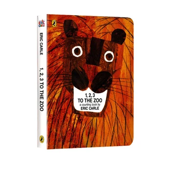 

Eric Carle English Picture Book 1 2 3 To The Zoo Children's Cardboard Book Arikal Educational Classroom Montessori Picture Book