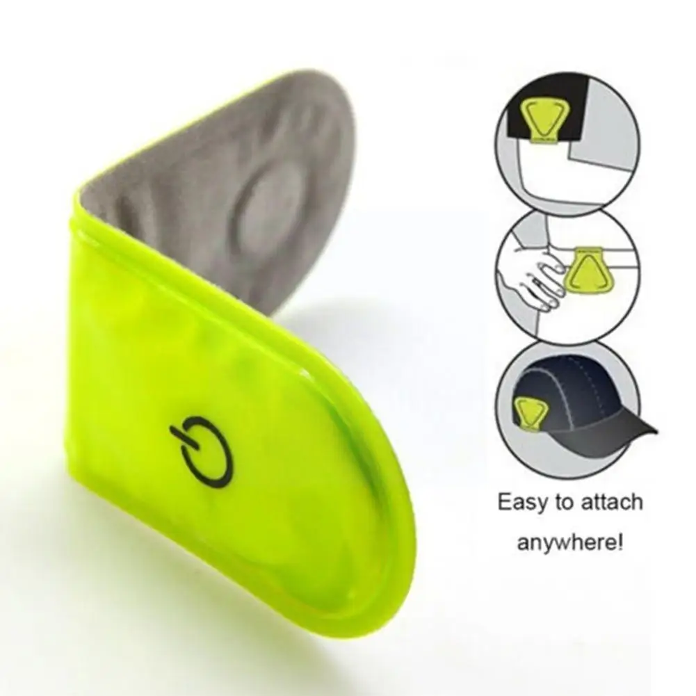 Hot Outdoor Sports reflective safety light Led Safety Light Reflective Magnetic Walking Cycling Bike Clip Running Reflector Running Strobe