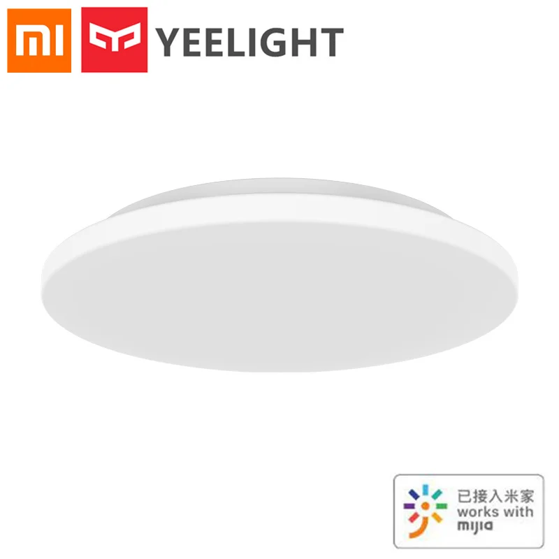 

Original Yeelight Smart LED Ceiling Light APP Bluetooth Remote Control 24W Dustproof 420mm Ceiling Lamp 3 Brightness Adjustable